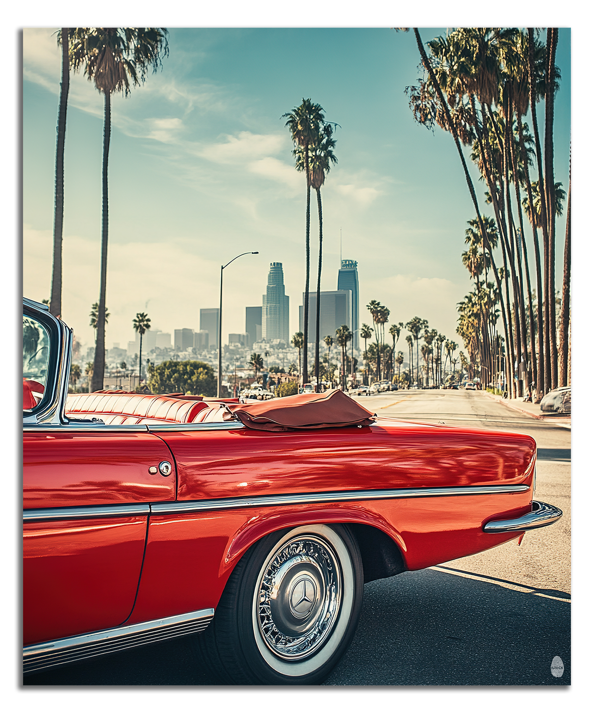 Paseo retro en Los Ángeles