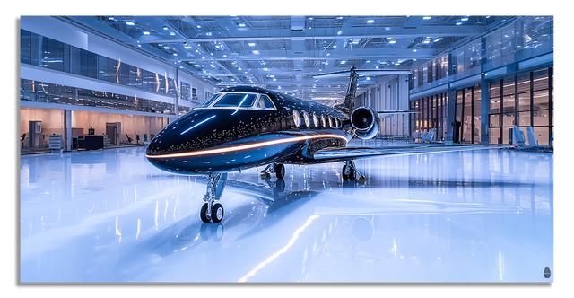 Elegancia en el hangar