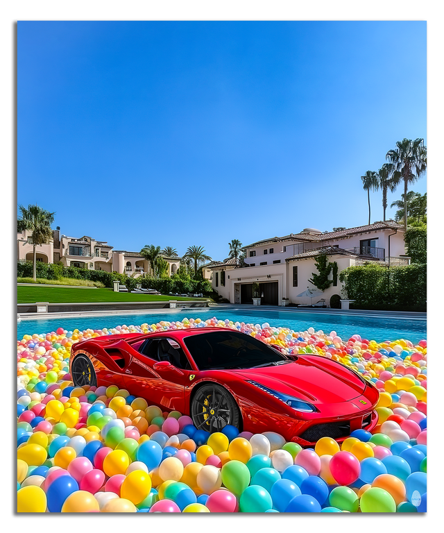 Extravagancia junto a la piscina