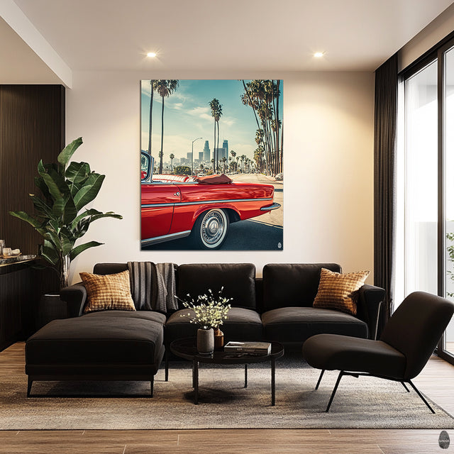 Paseo retro en Los Ángeles