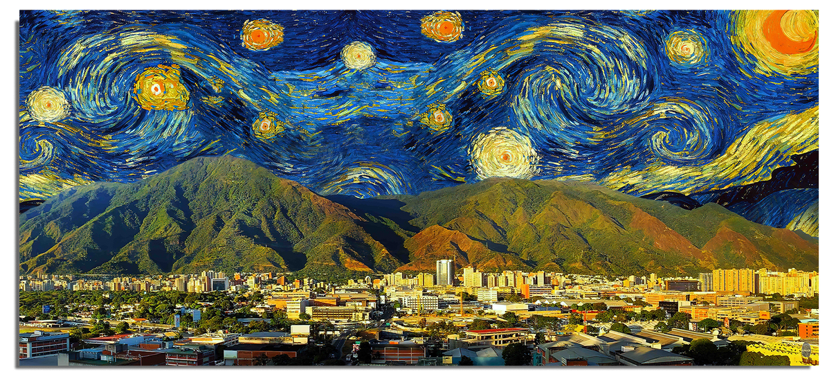 Noche estrellada en Caracas