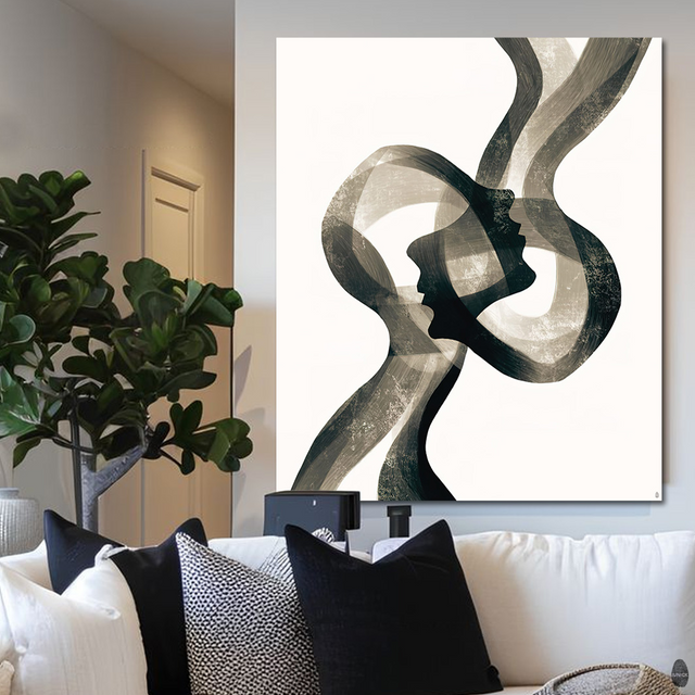 Silhouettes in Sepia